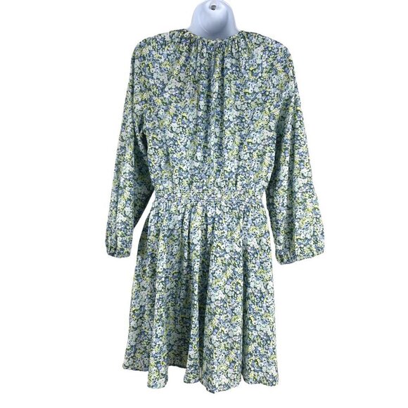 J. Crew Liberty Palermo Smocked Waist Mini Dress Thorpe Hill Small NWT DR-1250 - Picture 6 of 15
